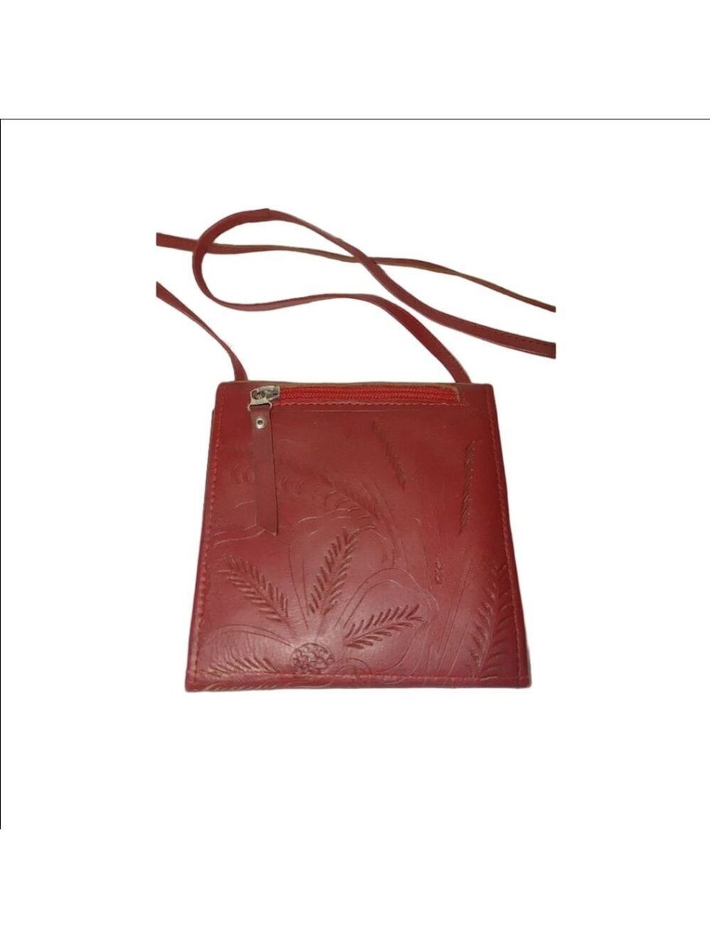 J.L. Saldivar Embossed Leather Crossbody/Wallet